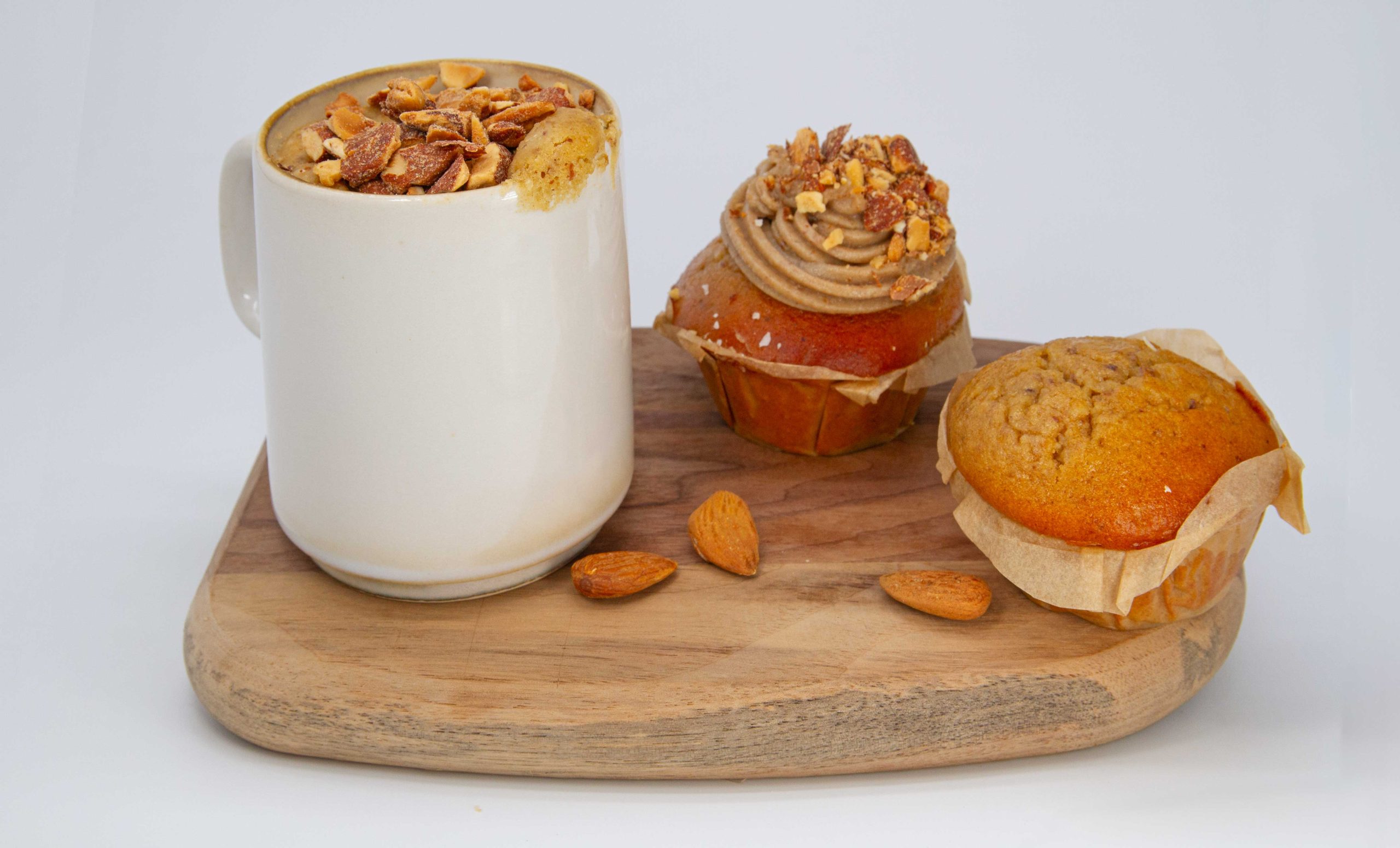 Bolo caneca muffin baunilha