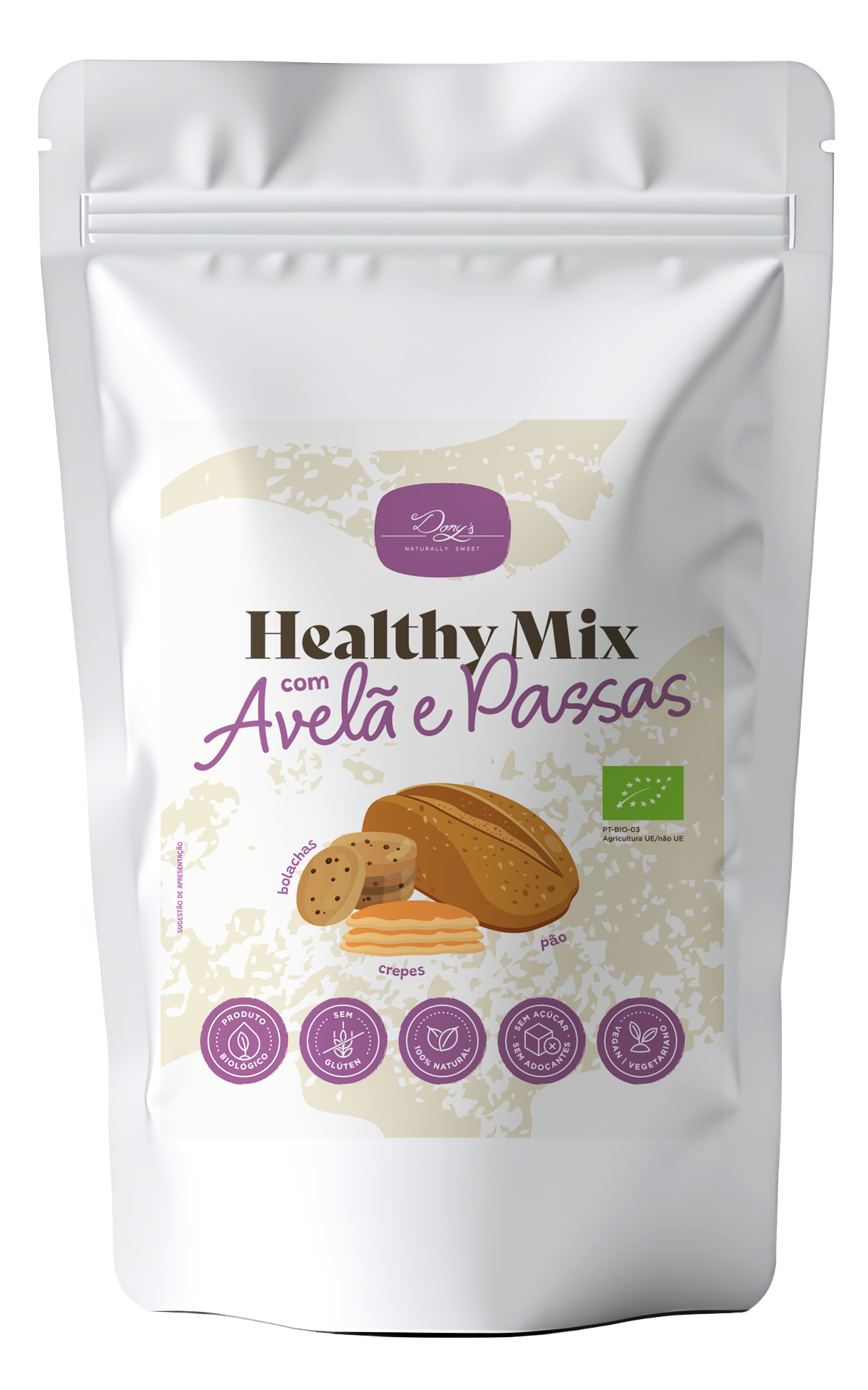 Healthy mix avela e passas